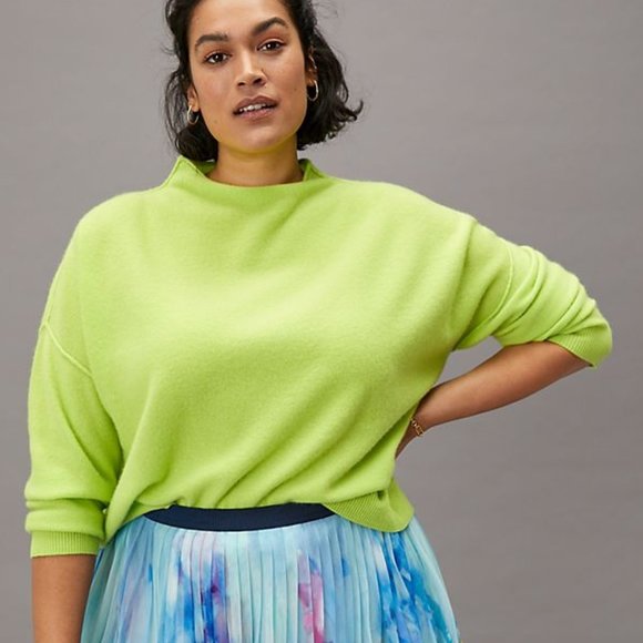 Anthropologie Sweaters - Anthropologie alani Cashmere Mock Neck Sweater